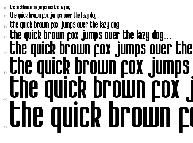 KdoBtz font waterfall