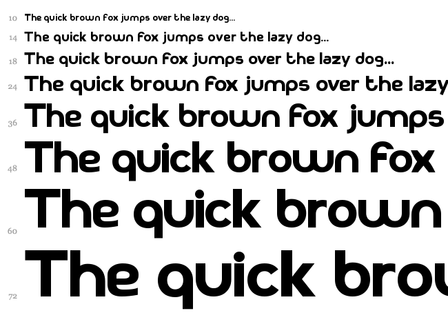 Kodakku font waterfall