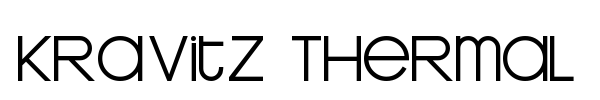 Kravitz Thermal font