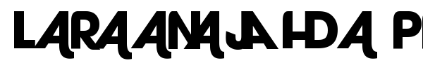 Laranjha Pro font