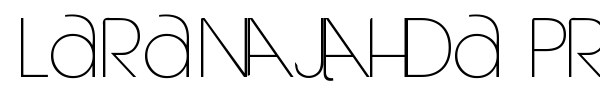 Laranjha Pro Fraco font