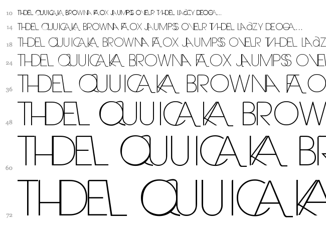 Laranjha Pro Fraco font waterfall