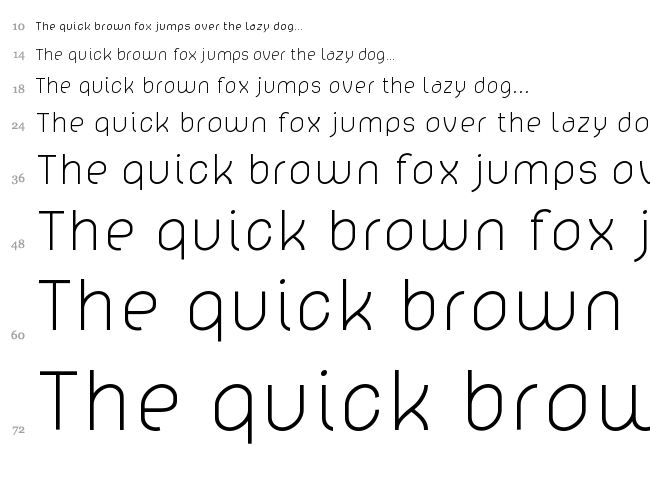 Lelim Pro font waterfall