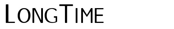 LongTime font