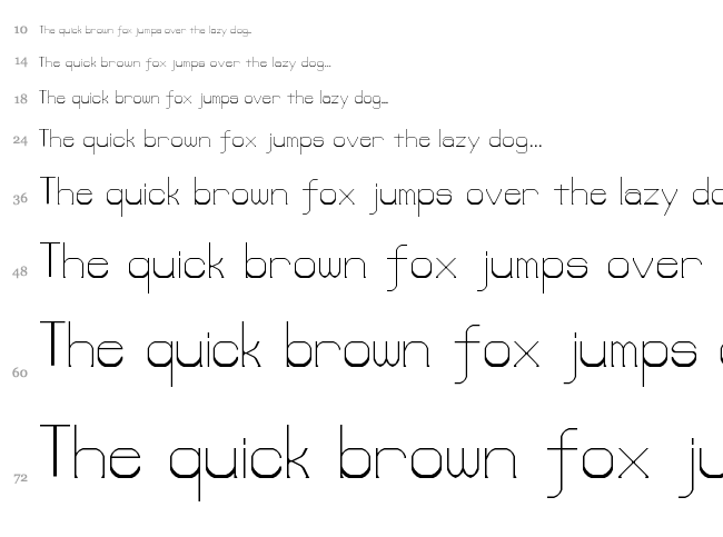 Lower-Lay font waterfall