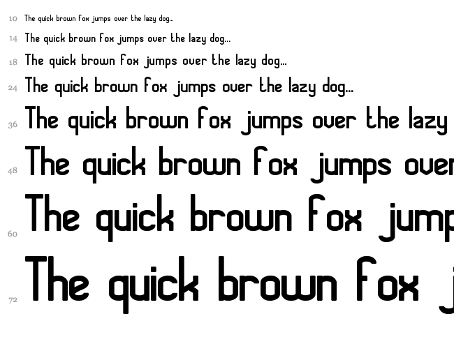 Megapolitan Jakarta font waterfall