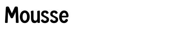 Mousse font