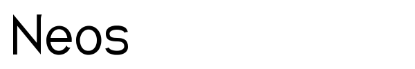 Neos font