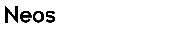 Neos font preview