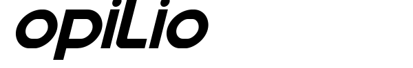Opilio font preview