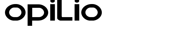 Opilio font preview