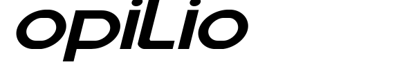 Opilio font preview