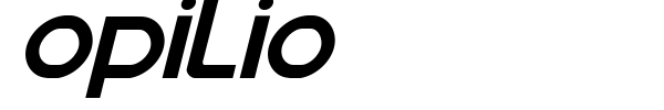 Opilio font preview