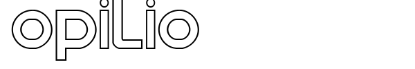 Opilio font preview