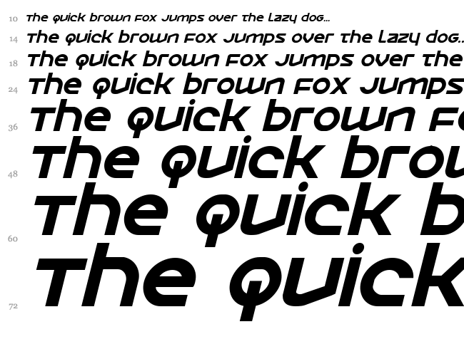 Opilio font waterfall