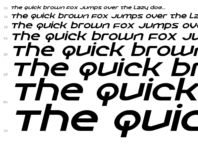 Opilio font waterfall