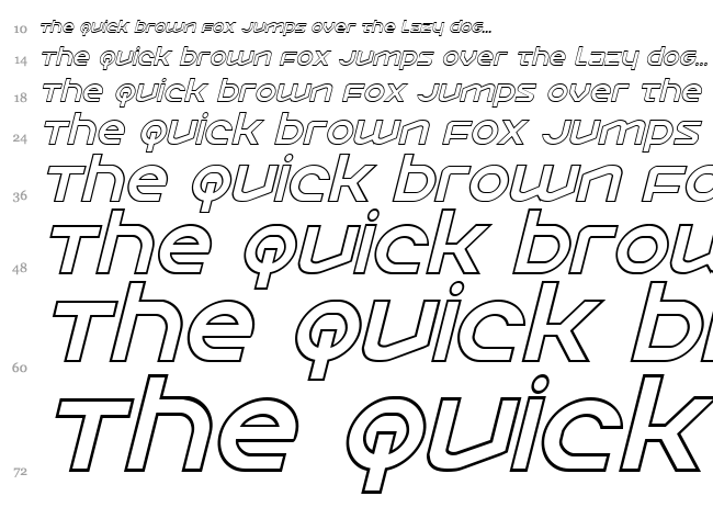 Opilio font waterfall