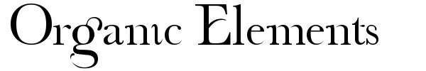 Organic Elements font