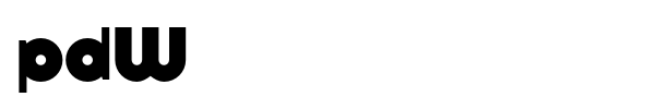 pdW font