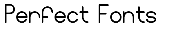Perfect Fonts font