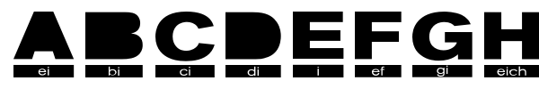 Phonetic font preview