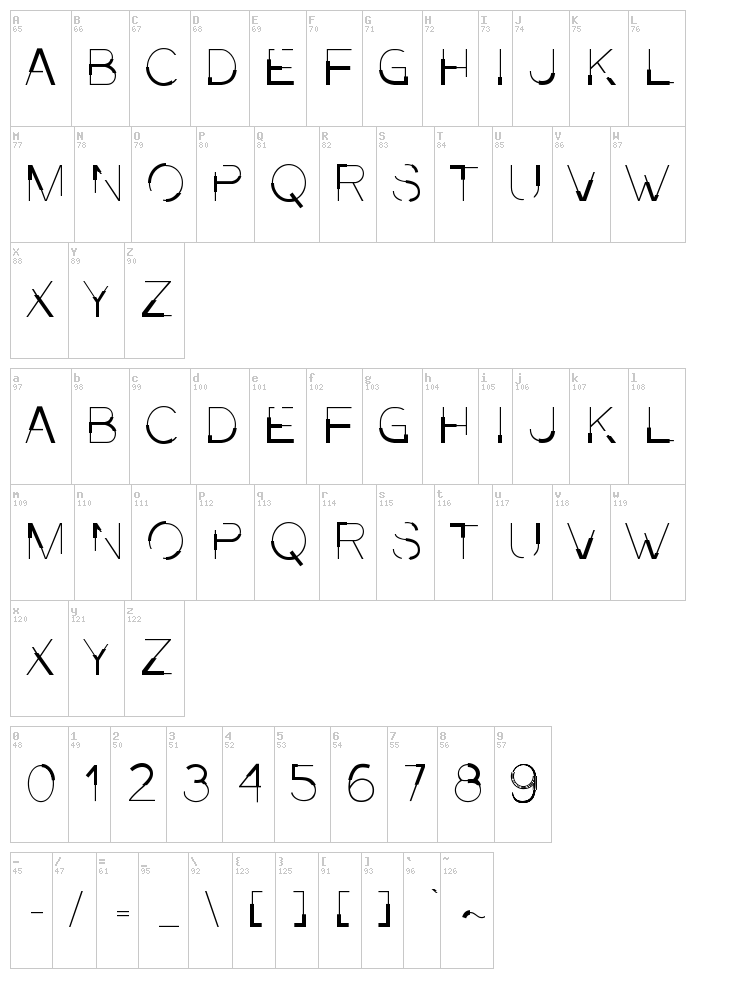 Presa font map