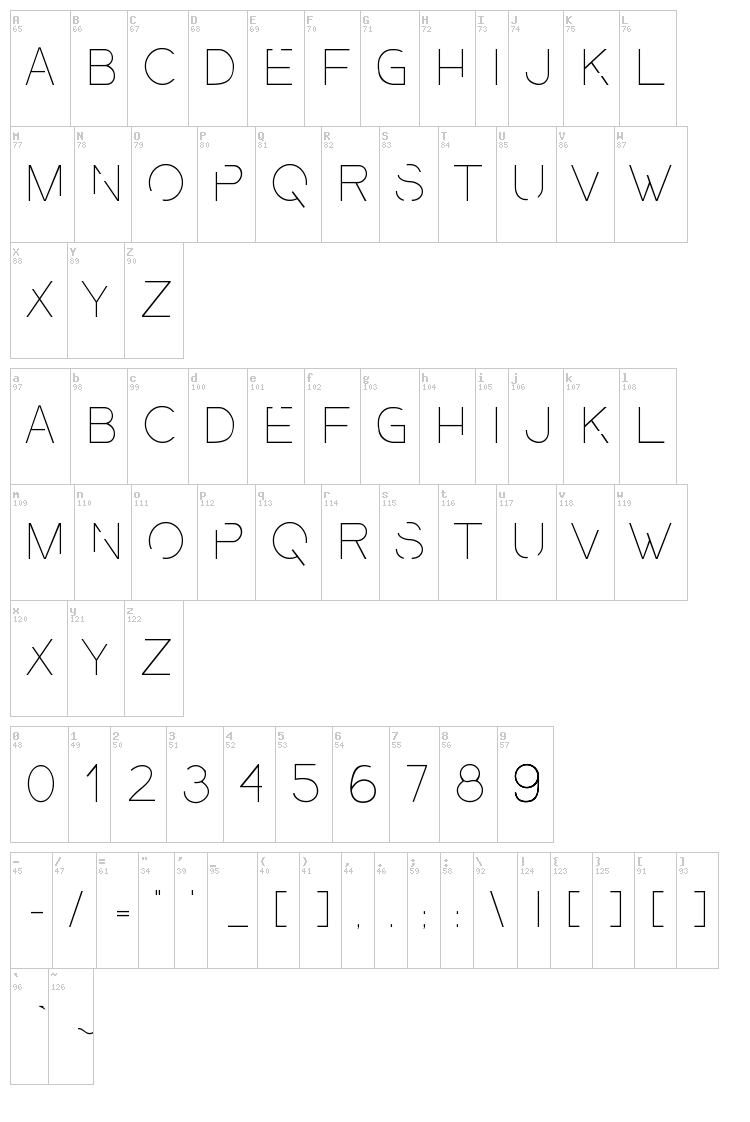 Presa font map
