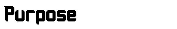 Purpose font preview