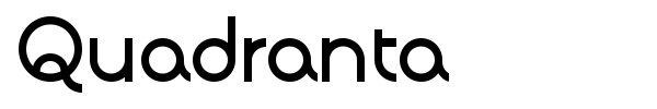 Quadranta font preview