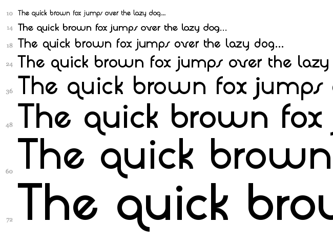 Quadranta font waterfall