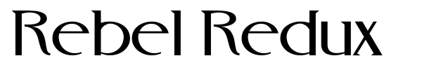 Rebel Redux font