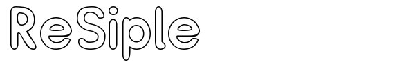 ReSiple font preview