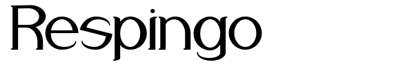 Respingo font