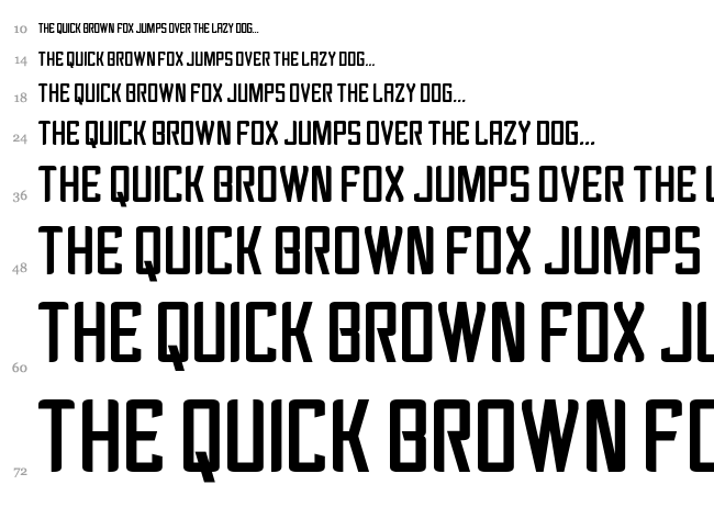 Revengeance font waterfall