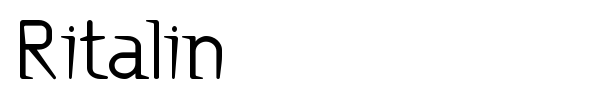 Ritalin font