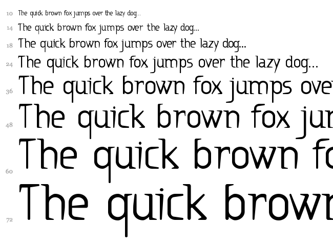 Ritalin font waterfall