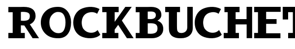 RockBuchet font