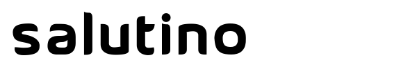 Salutino font