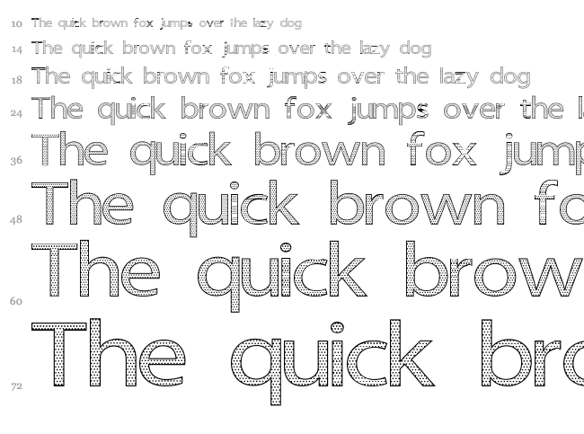 Seni Pop font waterfall