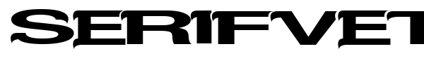 Serifvetika font