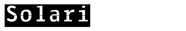 Solari font