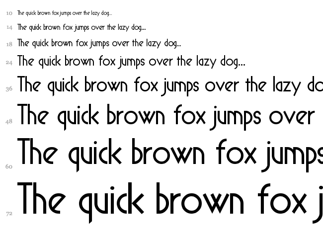 Spyrogeometric font waterfall
