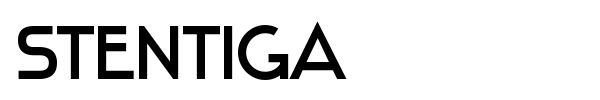 Stentiga font