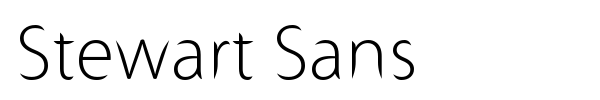 Stewart Sans font