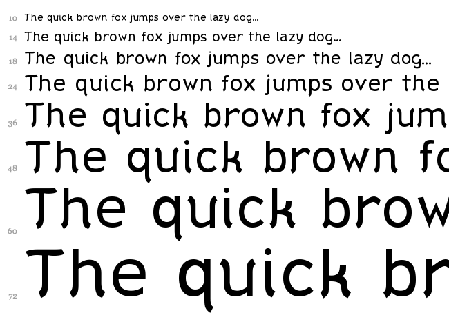 Styllo font waterfall