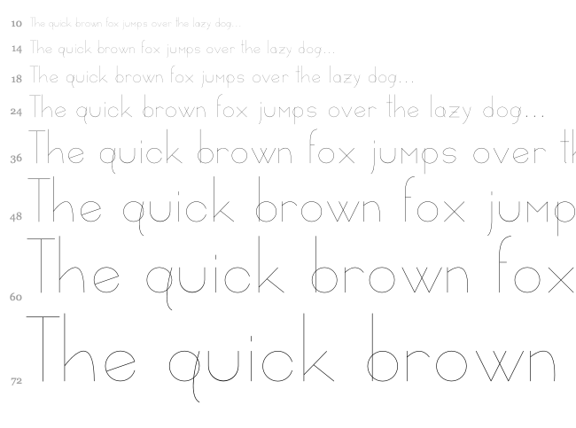 Susanna font waterfall
