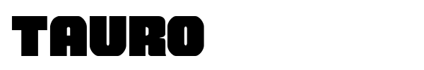 Tauro font preview