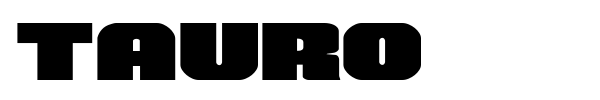 Tauro font preview