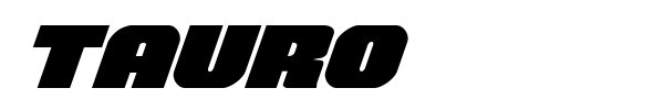 Tauro font preview