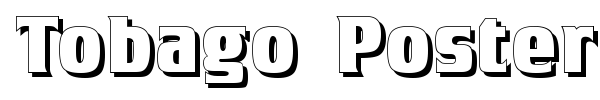 Tobago Poster font